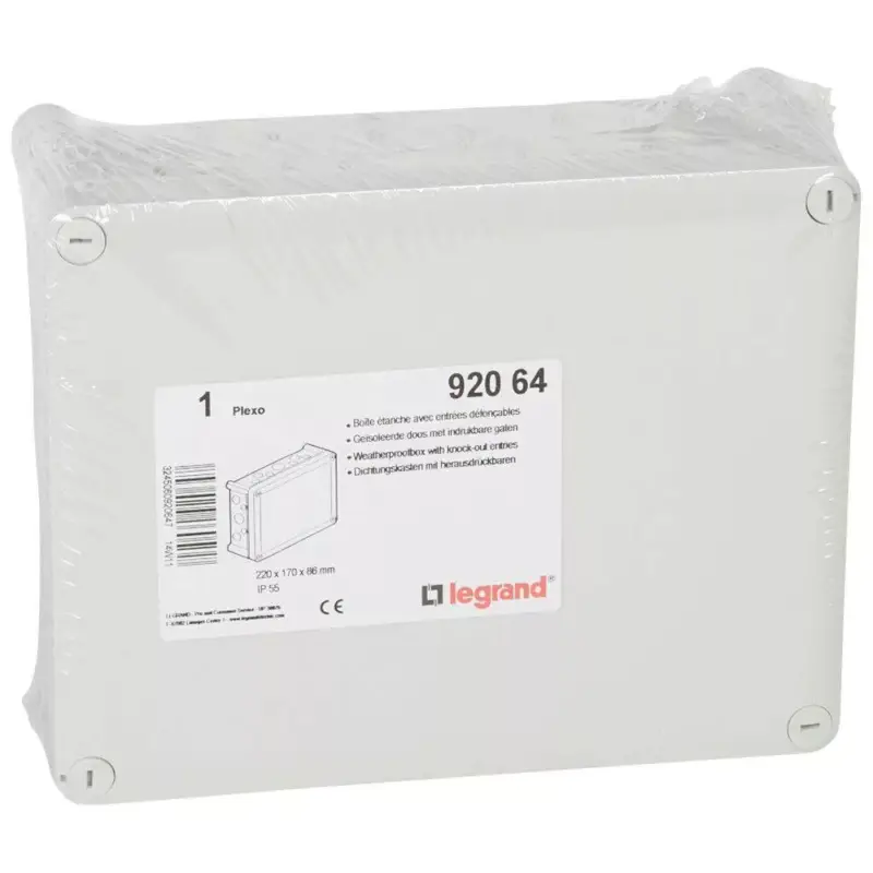 Akció Legrand 092064 Plexo doboz téglalap alakú, 220×170×86 mm, szürke ( Legrand 092064 )