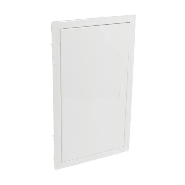 Legrand 201433 Nedbox süllyesztett kiselosztó 42 modul, 3 sor, teli fém ajtóval, IP40 - szekrény mérete : 585x350x105mm - fal kivágás : 555x330x86mm Árengedmény