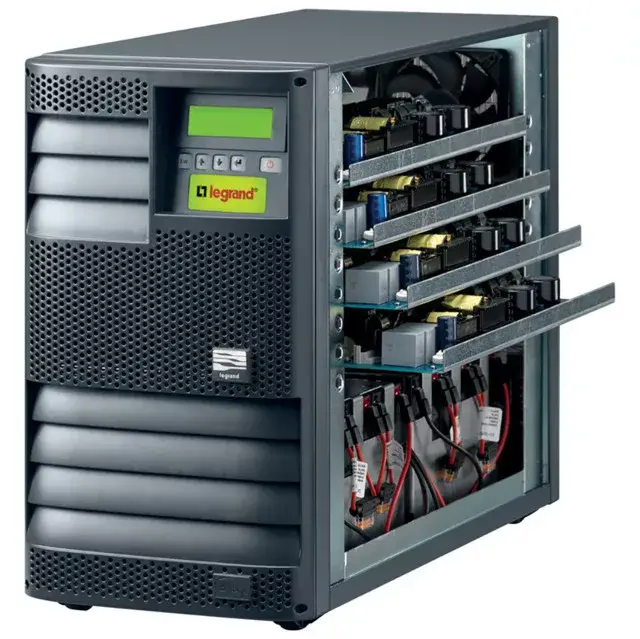 Legrand 310352 MEGALINE 2,5 kVA 13 perc BEM: Schuko/FR dugó KIM: 4xSchuko RS232 online kettős konverziós szünetmentes torony (ST) (UPS) ( Legrand 310352 ) Outlet