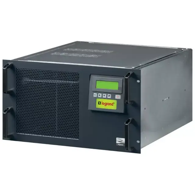 Vásárlói kedvenc Legrand 310383 MEGALINE 3,75 kVA 13 perc BEM: Schuko/FR dugó KIM: 4xSchuko RS232 online kettős konverziós szünetmentes rack (UPS) ( Legrand 310383 )