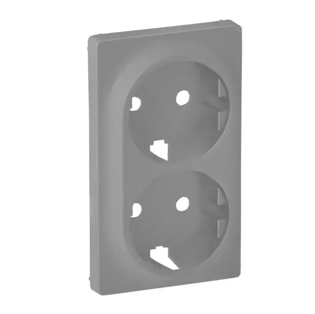 Legrand 754952 Valena Life 2x2P+F csatlakozóaljzat burkolat alumínium ( Legrand 754952 ) Biztonságos fizetés