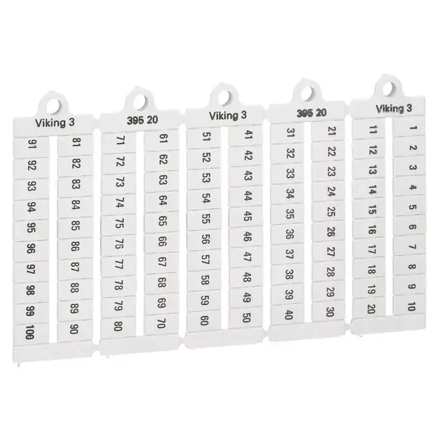 Prémium Legrand 039520 Viking3 jelölő 1-100 vízszintes 6mm széles ( Legrand 039520 )