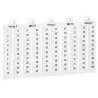 Újdonság Legrand 039517 Viking3 jelölő 21-30 vízszintes 6mm széles ( Legrand 039517 )