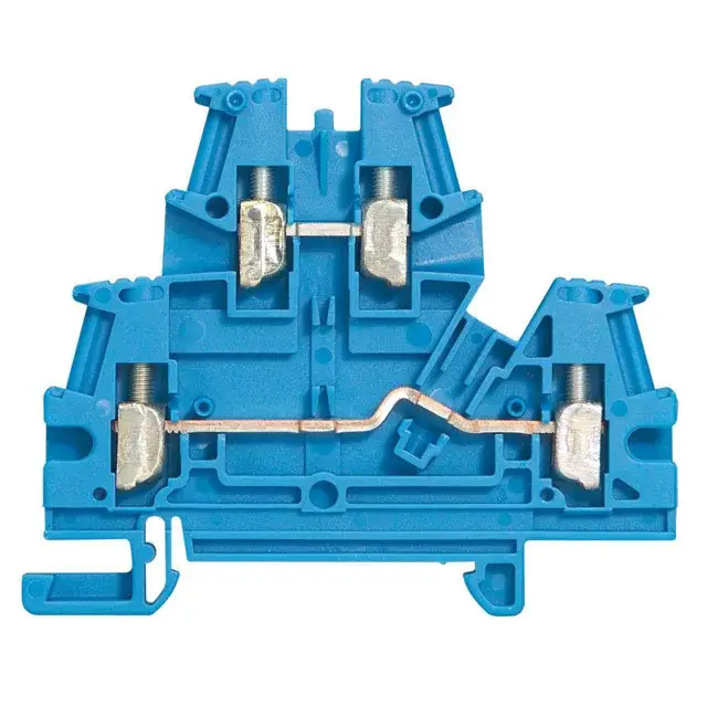 Újdonság Legrand 037108 Viking3 nulla 4mm2 sorkapocs kék 2 emeletes csavarral ( Legrand 037108 )