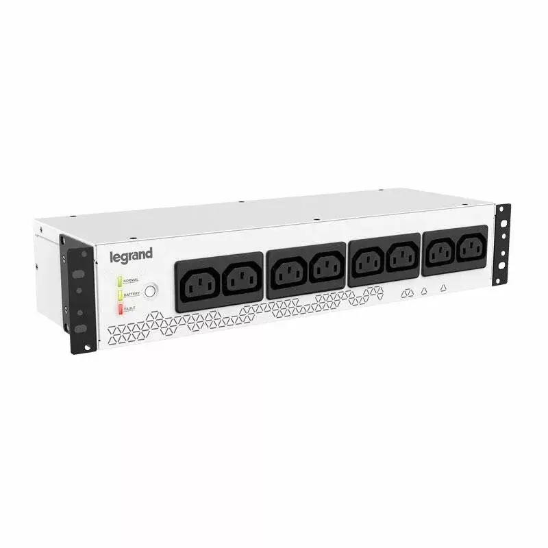 Legrand 310331 KEOR PDU 19" szünetmentes elosztósor 800 VA 480 W BEM: C14 aljzat + C13-SCH kábel KIM: 8xC13 USB-B kommunikációs port ( Legrand 310331 ) Szuper akció