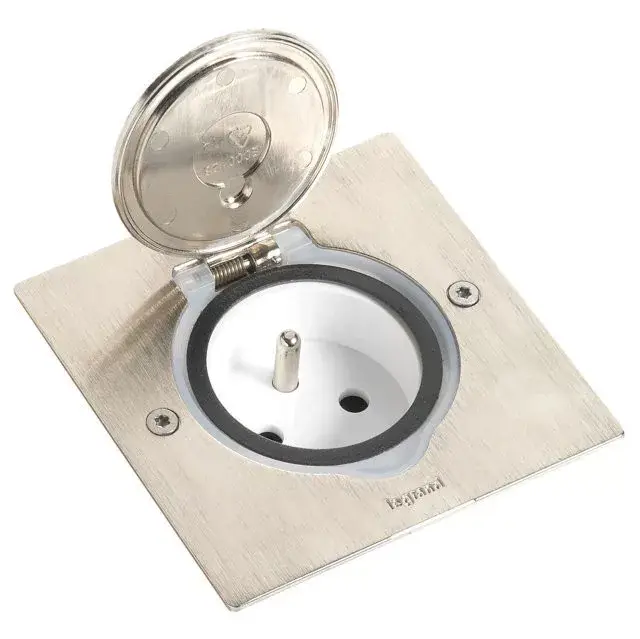 Legrand 089700 Mini négyzetes padlódoboz csatlakozóaljzathoz, rozsdamentes acél ( Legrand 089700 ) Akciós ár