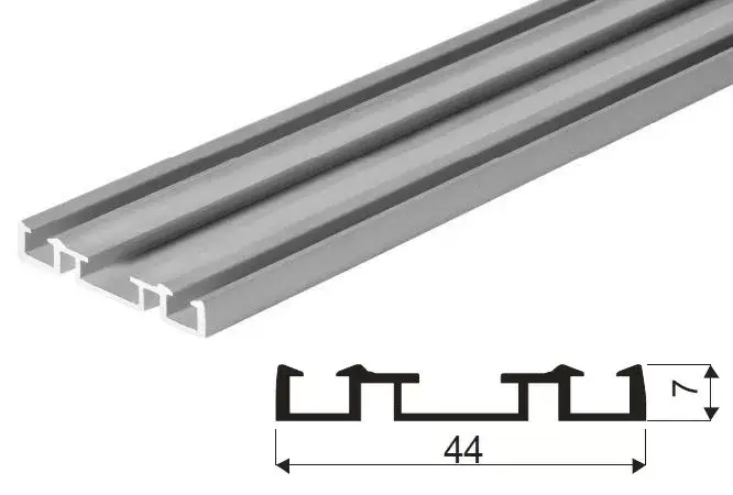 Bestseller SEVROLL03729 Simple alsó vezetés 4m ezüst