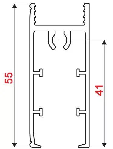 SEVROLL 05803 GM 18 alsó takaró profil 3m 18mm oliva Népszerű