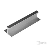 SEVROLL 00199 összekötő profil H08/18 3m ezüst Szuper ajánlat