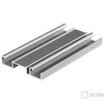 SEVROLL 04595 Gemini II alsó vezetés 6m ezüst Gyors kiszállítás