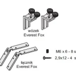 Azonnali szállítás SEVROLL 10229-SVEverest szett Fox II fogantyú profilhoz