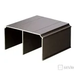 Legkelendőbb SEVROLL03120 Gemini felső vezetés 2,35m oliva sötét szálcsiszolt
