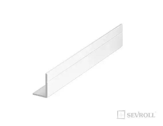 SEVROLL 04053 szögletvas 17x11mm 1,7m fényes fehér Biztonságos fizetés