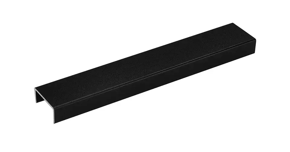 SEVROLL 05295 "U" profil rétegelt lemezhez 18mm 3m matt fekete Expressz szállítás