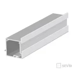 SEVROLL 05326 Pax fogantyú profil 3m mat fekete Nézd meg most