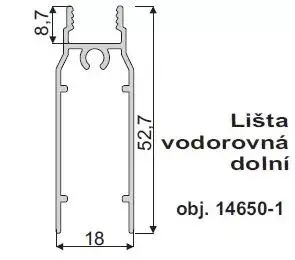 Nézd meg most IC-alsó takaró profil 10mm 3m pezsgő