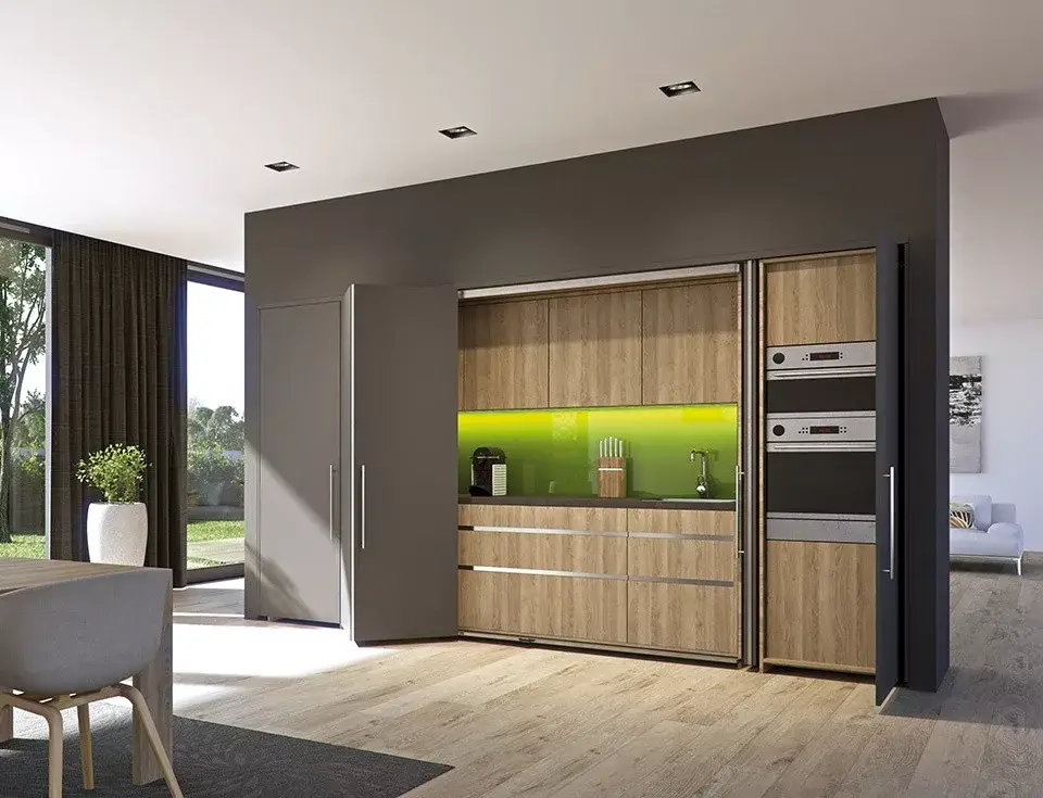 Szuper akció HAWA 27639 Folding Concepta 25 1851-2600mm ezüst jobbos