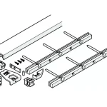 Legjobb ár HAWA 25479 Folding Concepta 25 alsó profil 1300mm fekete