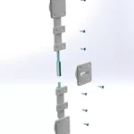 StrongLine Ajtómerevítő max. 2250mm fehér Újdonság