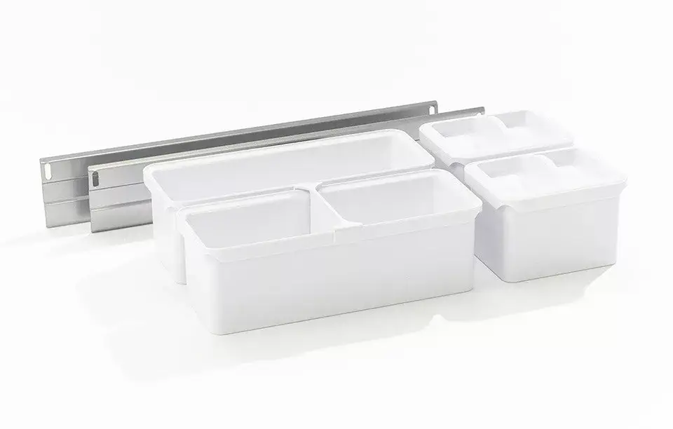 Outlet KES 005275 Dispensa/Comfort II YouboXx-Szett 3 ezüst/fehér