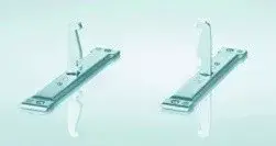 Azonnal elérhető KES 232217 Dispensa front rögzítő 400mm, szürke