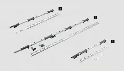 HETTICH 9207596 LeMans II forgó tengely 600 mm antracit Árcsökkenés