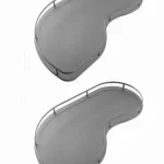 VIBO FlyMoon Galaxy polc 600mm sötétszürke balos Népszerű