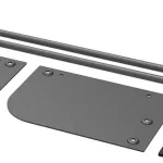 Biztonságos fizetés KES Conero cipőtartó állvány betét 1020mm, fekete