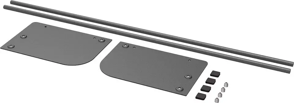 Biztonságos fizetés KES Conero cipőtartó állvány betét 1020mm, fekete