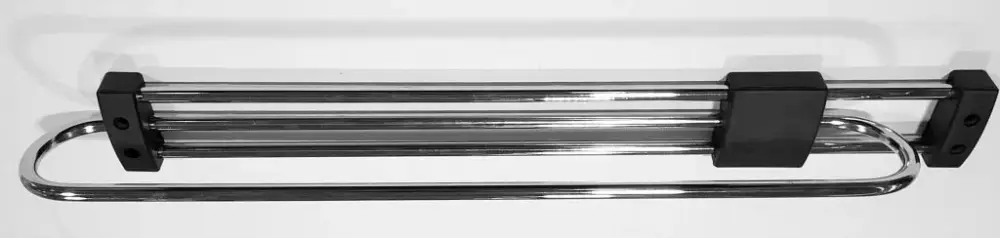 Biztonságos vásárlás StrongWire kihúzható fogas 500 mm fekete/króm