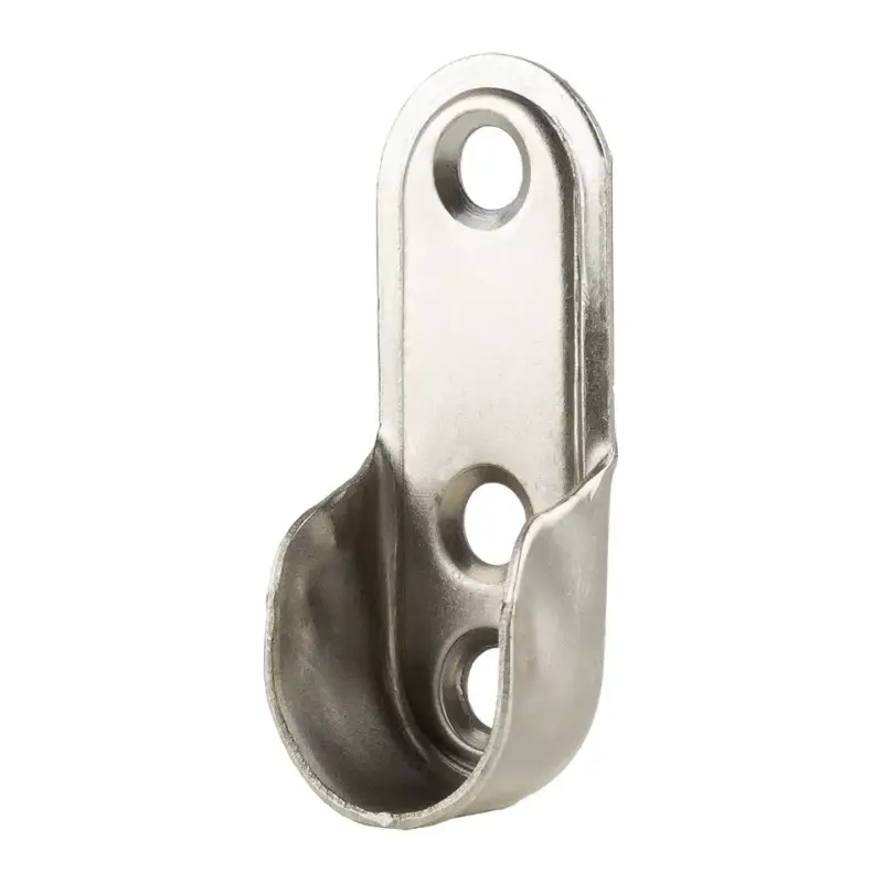 Legkelendőbb StrongWire ruharúd tartó ovális eco átmérő 15mm króm