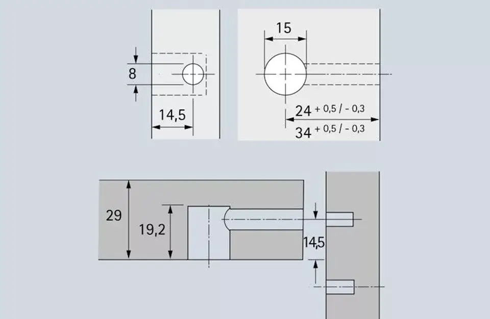 HETTICH 1050479 Rastex 15 29 peremes nikkelezett Gyors szállítás