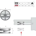 Excenter EC35 átmérő 35mm nikkelezett Alacsony ár