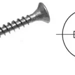 Prémium StrongFix PZ Csavar4,5x30 süllyesztett fej cink fehér PZ2