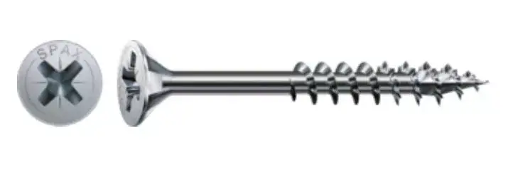 Bestseller SPAX csavar 5x55/37 besülyeszthető fej pozdorja, W, 4C MH, részleges menet