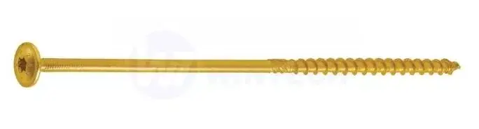 Gyors szállítás GPR facsavar TH T30 6x120/64mm cink sárga