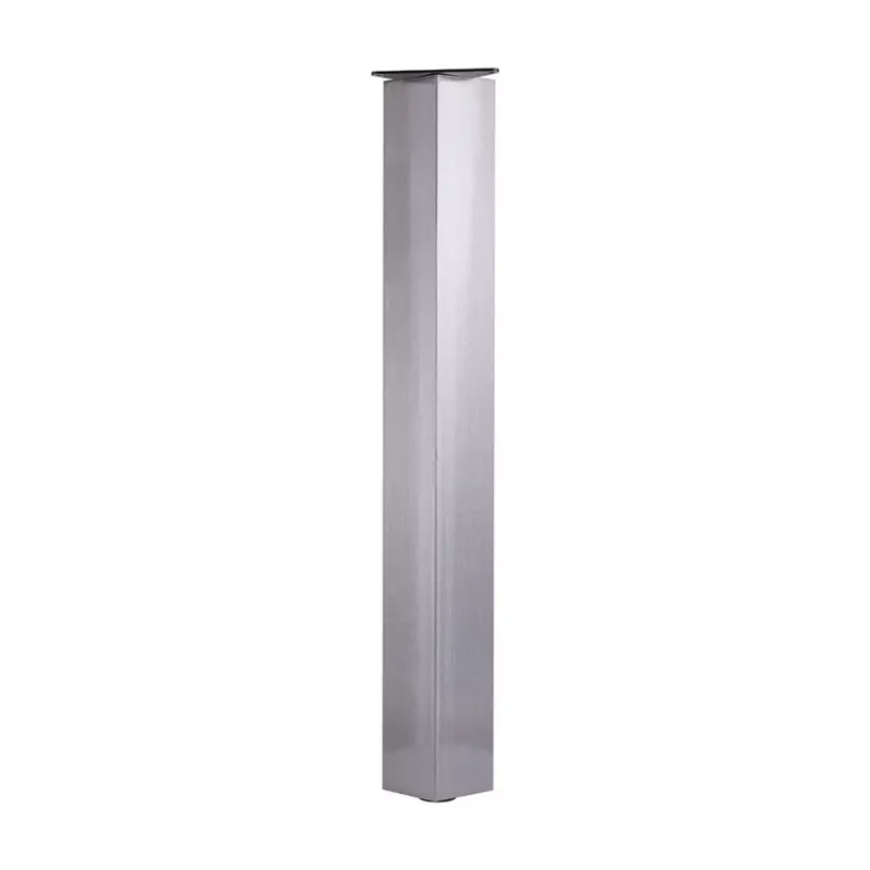 Szuper akció G-Asztalláb 710/80x80 nemesacél (csiszolt acél)