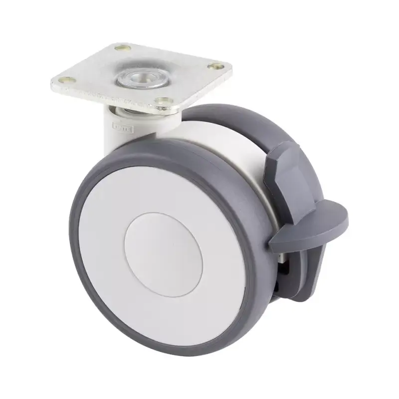 TENTE Kerék Linea 65 mm fékkel 70 kg, világosszürke Végkiárusítás