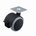 Kerék gumi futófelülettel fékkel 50 mm szürke Szuper akció