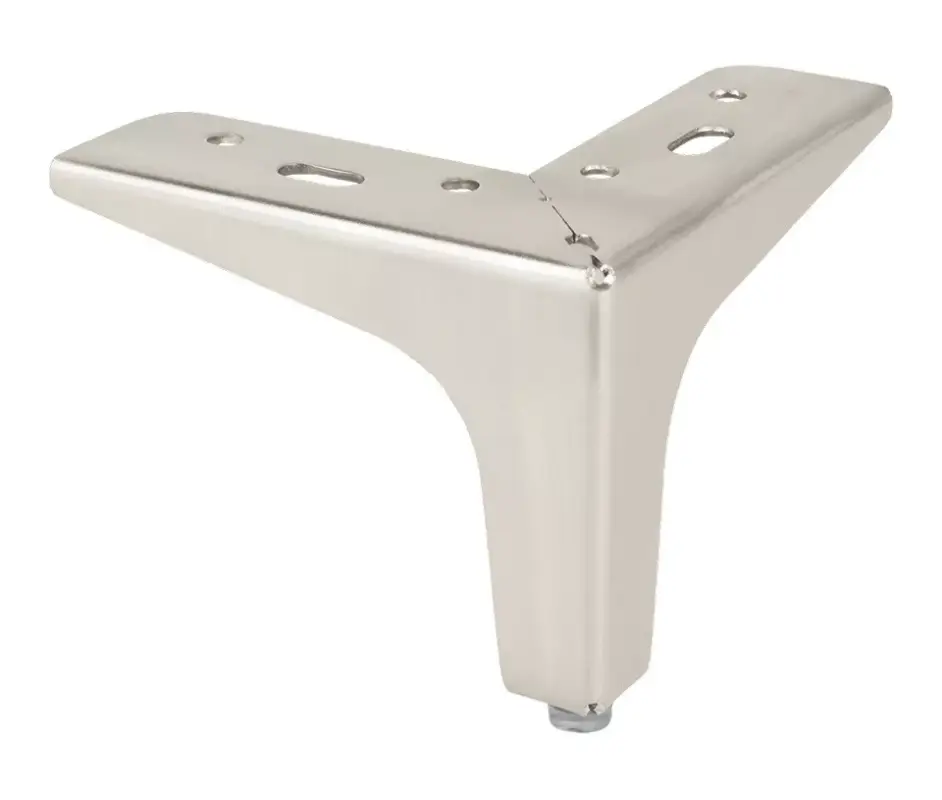 Azonnal elérhető StrongLegs bútor láb FS003, 130mm, nemesacél imitáció