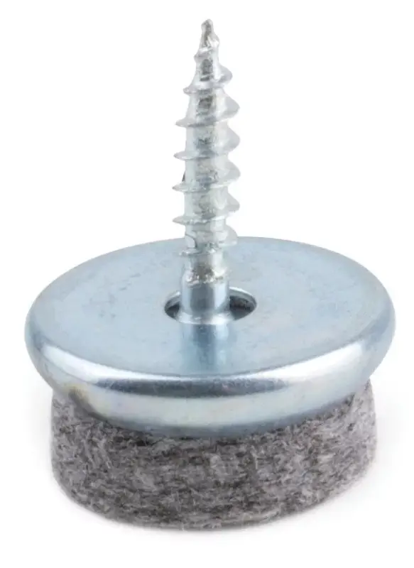 STRONG Csúszka csavaros filccel, átm. 18 mm, szürke Árcsökkenés