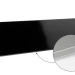 SCILM szokli lábazati takaró előlap 120 mm (4m), fényes fekete Olcsóbb