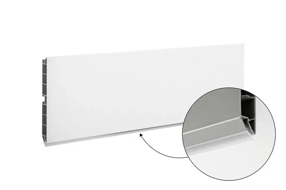 SCILM szokli lábazati takaró előlap 120 mm (4m), fehér matt Kedvezmény