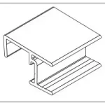 Népszerű ALAP BEL/KÜL SAROK 90° ALU 150mm REHAU