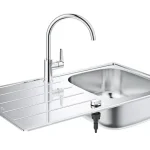 Szuper ajánlat GROHE 31562SD1 Szet K200 rozsdamentes acél csiszolt + Bau Edge króm