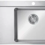 Expressz kézbesítés StrongSinks S3 Mosogató Nida 784, 784 x 513 mm rozsdamentes acél, balos csepegt.