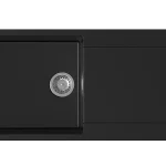 Gyors szállítás StrongSinks S3 Gránit mosogató ZALA 1000, 1000x500mm,csepegtetővel,fekete