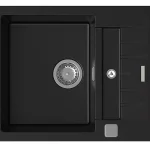 StrongSinks S3 Gránit mosogató Vardar 615, 615x500 mm, csepegt., fekete Nézd meg most