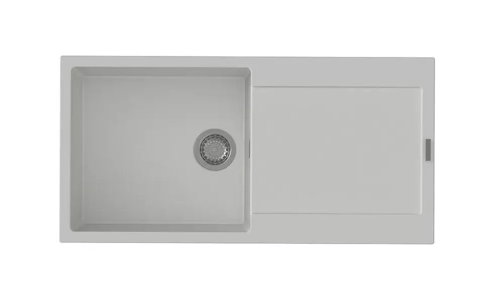 Legjobb ár StrongSinks S3 Gránit mosogató ZALA 1000,1000 x 500mm,csepegtetővel,fehér