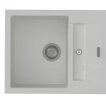 StrongSinks S3 Gránit mosogató Vardar 615, 615x500 mm, csepegtető, fehér Alacsony ár